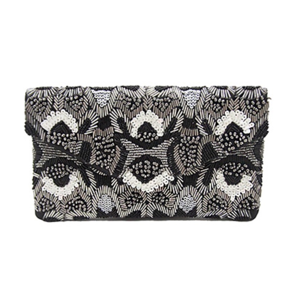 Seed Bead & Sequin Evening Clutch